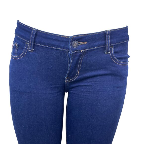 Hollister Women’s Dark Wash Denim Skinny Jeans Stretch Size 5S W27 L31 - Picture 4 of 9